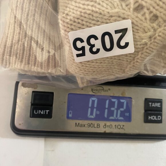 Fossil Merino Wool Cashmere Button Up Cardigan Sweater Womens Size S Beige Neutr - Picture 8 of 8